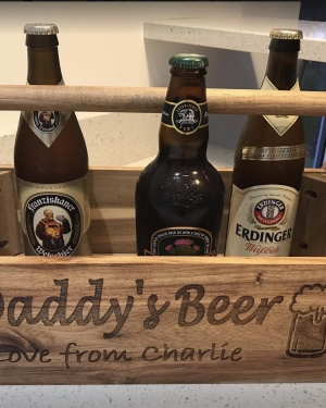 Customised Beer Crate For Fathers Day